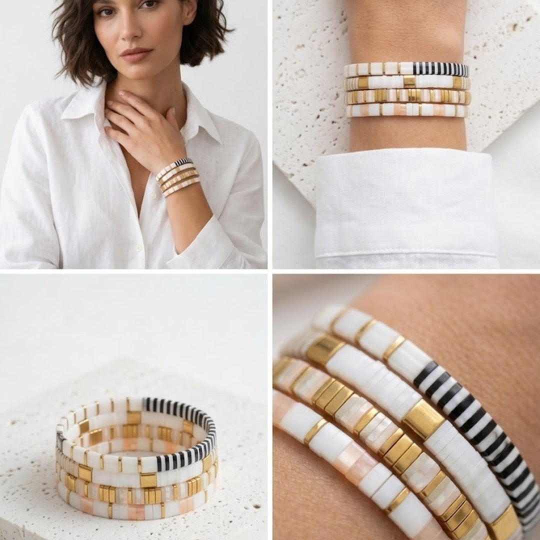 Set Rodas · Arena Blanca y Turquesa